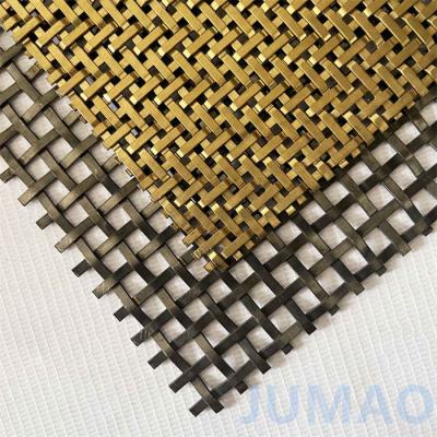 China 2m Standard Length Architectural Wire Fabric With Diamond Pattern zu verkaufen