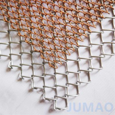 China Steel 6mm-20mm Holes Metal Mesh Curtains For Versatile Decoration for sale