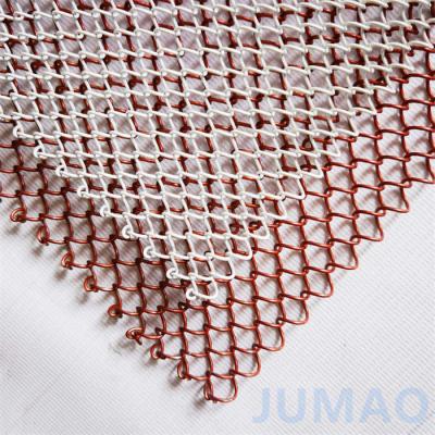 China 0.8mm To 3mm Wire Diameter Metal Mesh Curtains With Sprial Technology for sale