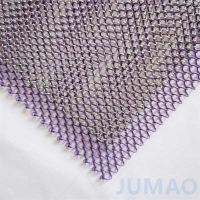 China Jumao Metalen Mesh Gordijnen Spiraal Ruimte Dividers Te koop