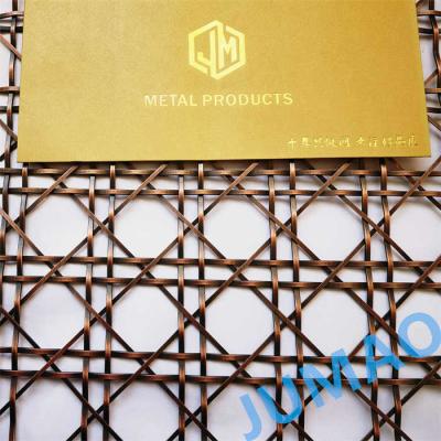 China Antico Metal Decorativo Arquitetônico Rede de Arame Redondo Furo Diamante Abertura 60% à venda