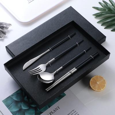 China High Quality Sustainable Hotel Flatware Stainless Steel Gold Wedding 4 Pcs Portuguese Cutlery Set for sale