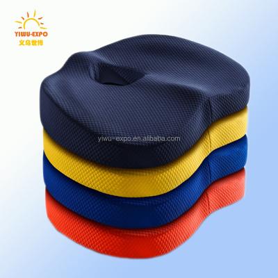 China Orthopedic Massage Coccyx Memory Foam Car Cushion Soft Office Chair Cushion for sale