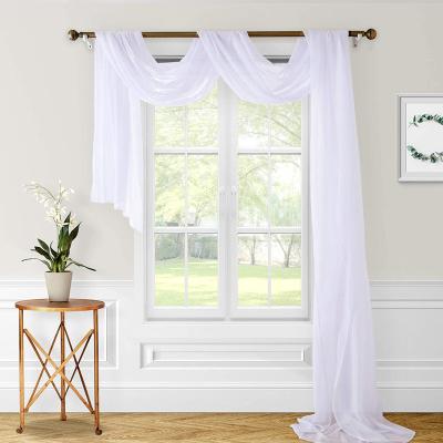 China Outdoor Hall Open Banquet Banquet Curtain Gauze Blackout Gauze Gauze White Sheer Curtain for sale