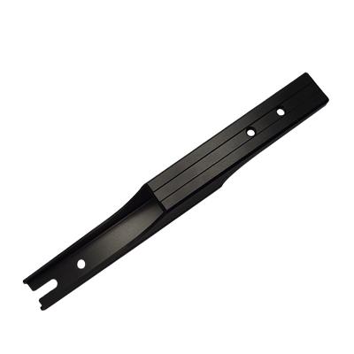 China 6061/6063 Black Anodized CNC Milling Aluminum Extrusion Profile From China Custom 6063 Aluminum Profile Supplier 6061 CNC for sale