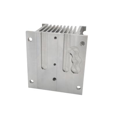 China Custom Aluminum Heatsink Profile Factory CNC Milling 6063 Anodized Aluminum Extrusion Heatsink Extruded Heatsink for sale