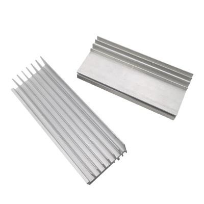 China Radiator Aluminum Profile Factory Custom Anodized Extruded Aluminum Cooling Extrusion Led Flat Radiator for sale