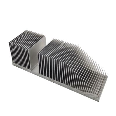 China Aluminum Profile Factory Custom High Density Aluminum Extrusion Radiator Radiators Anodized Extruded Radiator for sale