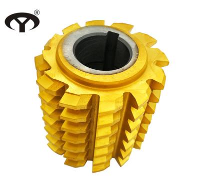 China Gear Hob HSS M2/M35 Module DP Spiral Flute Milling Cutter With PA30 PA45 for sale