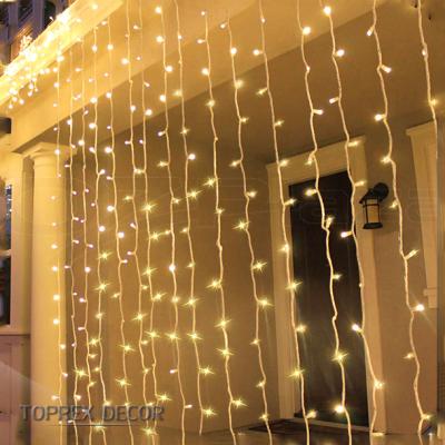 China Led curtain lights TOPREX DECOR LED icicle curtain light wedding backdrops for sale for sale