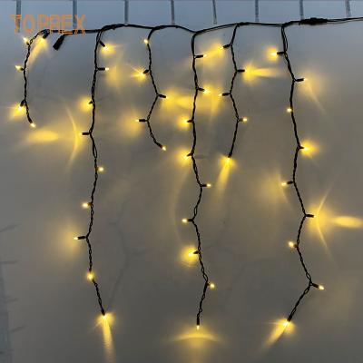 China Firmly On White Indoor 3m Cool Connectable Christmas Decoration Window Icicle String Lights for sale