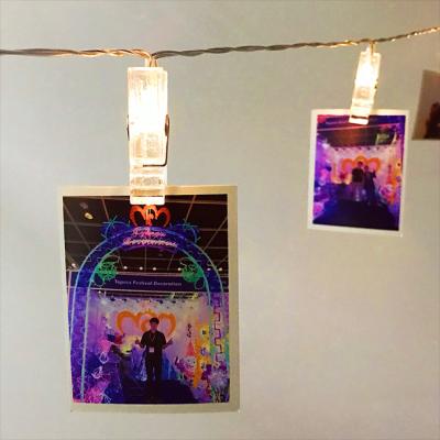 China Brightly Steady or Flash Amazon Best Selling Products 2018 20 Battery Operated Led Clear Photo Clip Led String Lights for sale