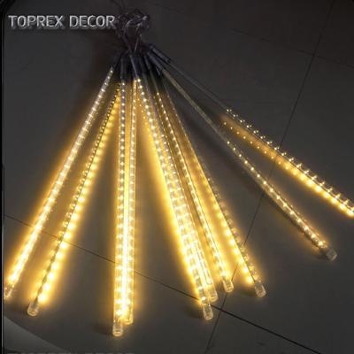 China Outdoor/Indoor/Christmas/Holiday/Wedding/Event DECOR TOPREX 12 Volt LED Waterfall Snowfall String Lights Tube Meteor Shower LED Christmas Lights for sale