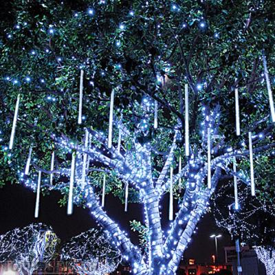 China Outdoor Waterproof Led Decorative Christmas Meteor Shower Tree Light 01 for sale