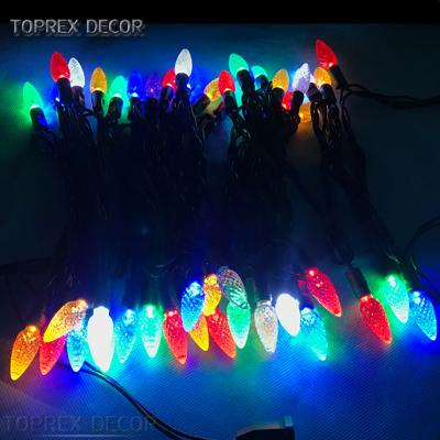 China Toprex(MC) Decor 628-5 Holiday Decoration Strawberry Lights C6 LED String Christmas Lights for sale