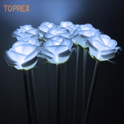 China Led Flower Lights Ramadan Decorations High Quality Wedding Flower Stand Artificial Flowers With Led Ready To Ship for sale