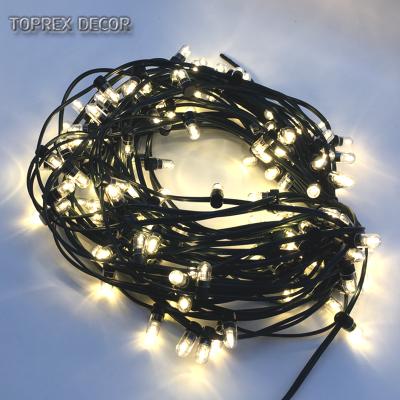 China Wholesale TOPREX Regular DECO IP65 100m 666leds 12V Volt Clip Festoon String Lights Outdoor Highly Waterproof for sale