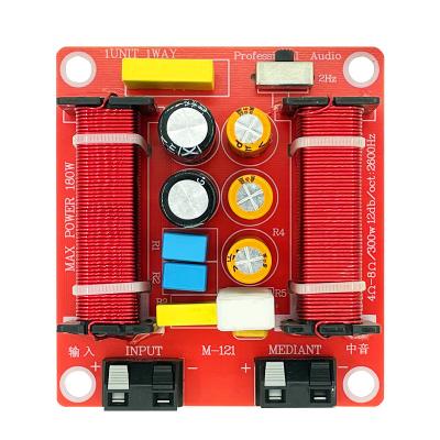 China 200W 4-8 Ohm Professional Mediant Speaker Optional Midrange Frequency Divider High Fidelity Audio Solderless WEAH M-121 108*99*28 (mm) Crossover for sale