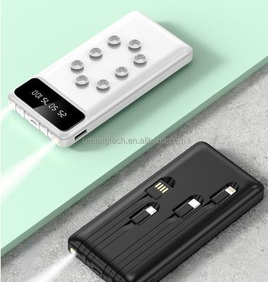 China New Quick Charging Support Mini Suction Cup With 20000mAh Large Capacity Portable Power Bank Detachable Charging Mobile Wholesale for sale