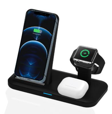 China Smart Watch Wireless Charger 3 in 1 Wireless Charging Dock, Qi-Certified Fast Charging for iPhone 14/14 pro/13/12/11, Compatible with Apple for sale