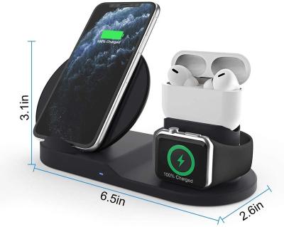 China UniversalÂ   W53 Timess 2020 New Update Wireless Charging Dock 6IN1 Qi-Certified Wireless Charger For Watch Fast Wireless Charging Stand for sale