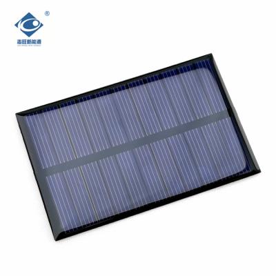 China New Arrival ZW-9664 Epoxy Resin Transparent Solar Panel 0.95W Customized Mini Solar Panel 5.5V Te koop