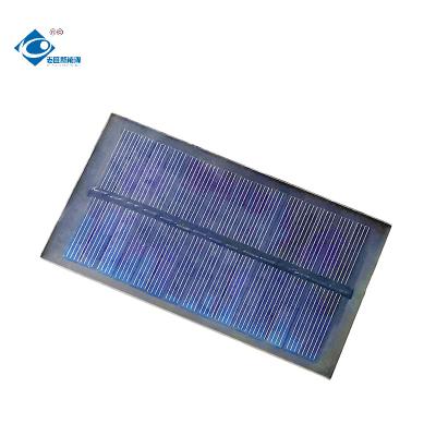 China Customized 7.5V Transparent Glass Solar Panel ZW-11060-G Mini Portable Solar Panels Charger 0.8W à venda