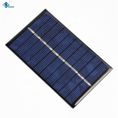 China transparant de Epoxyharszonnepaneel van 5V 0.6W voor Poly het hoge rendementzonnepanelen met twee gezichten van MP3 zw-9055-5V Te koop