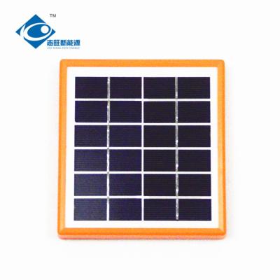 China el vidrio de la eficacia alta de 2W 6V laminó el panel solar de cristal transparente solar del panel ZW-2W-6V en venta