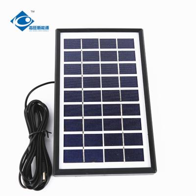 China Zw-3w-9v-1 draagbare mini zonnelader 9V 3W goedkoopste Mini Solar Panels voor openluchtvoeding Te koop