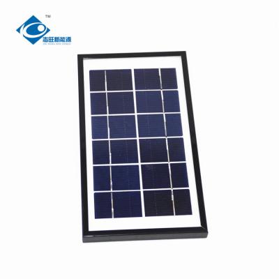 China lamellierte Aluminiumglas rahmen 6V 4W hohen leistungsfähigen Sonnenkollektor des Sonnenkollektors ZW-4W-6V-2 zu verkaufen