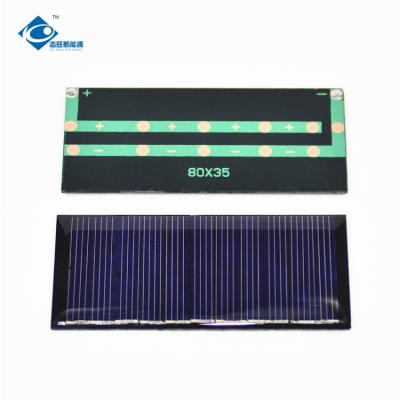 China flexibel zonnepaneel voor DIY-stuk speelgoed zw-8035 Naar maat gemaakt Mini Solar Panels 5.5V 0.43W Te koop