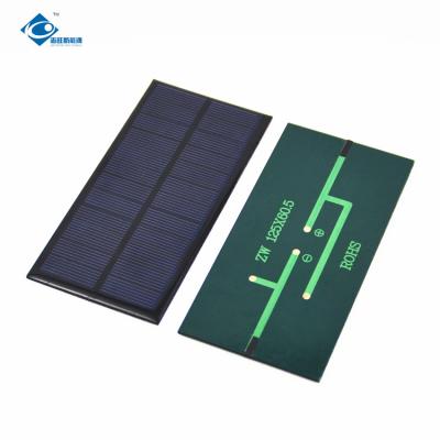 China 1.05W 6V poly crystalline silicon solar cells for outdoor filexable solar charger ZW-12560 for sale