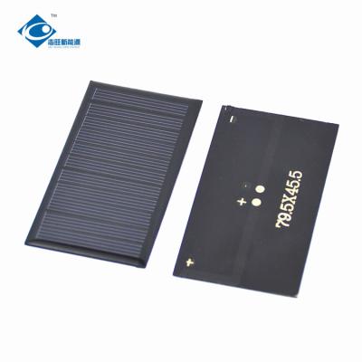 Chine mini panneau solaire de 5.5V 0.45W photovoltaïque pour le silicium léger solaire portatif du chargeur ZW-795455 solaire à vendre