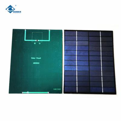 China ZW-210165-P Epoxidharz-Sonnenkollektor für Polydünnschichtsolarzelle des Solarenergiesystemausgangs 5W 18V zu verkaufen