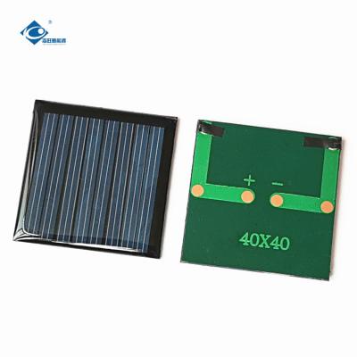 China carregador de bateria de pouco peso flexível 0.15W do painel ZW-4040 solar de painel 4V solar mini 40X40X2.5mm à venda