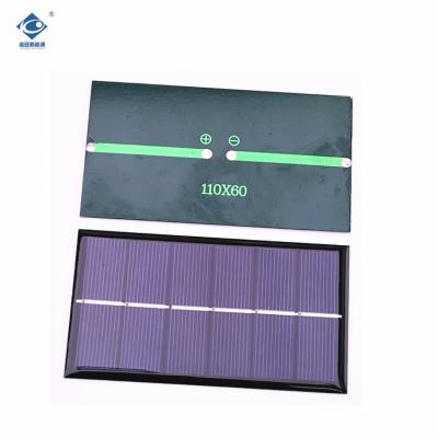 China Sonnenkollektor photo-voltaisches 0.9W kundenspezifisches kleines SizeLightweight 3V ZW-11060 Silikon Solar-0.3a zu verkaufen