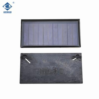 China 0.35W plaat die zw-8040-5.5V Epoxy Zelfklevend Monozonnepaneel 5.5V vouwen Te koop