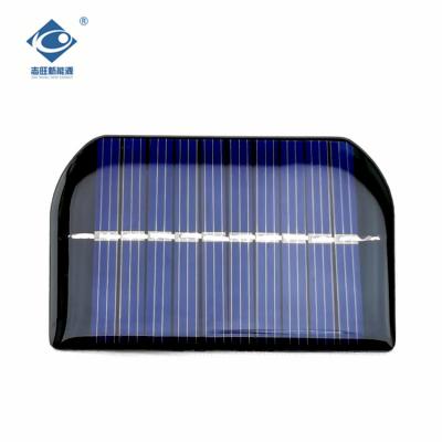 China 5V mono crystalline silicon solar cells 0.5Watt ZW-62415 Epoxy Resin Solar Panel for sale