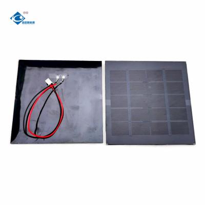 China 1.7W Portable Glass Solar Panel Charger ZW-120120 Poly Glass Paminated Solar Panels 5V 350mA zu verkaufen