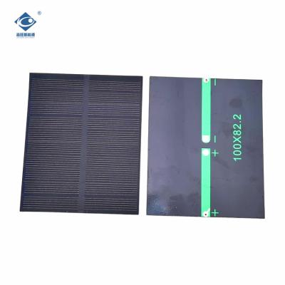 China ZW-100822 PET Solar Photovoltaic Panel Ultralight Charger 1.0W Lightweight Solar PV Module 5V Te koop