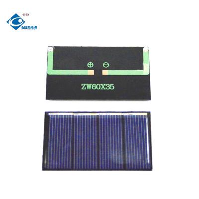 China 5V el panel solar subido 53mA del panel solar ZW-6035 del refrigerador polivinílico termodinámico del cristalline para el sistema de abastecimiento de la energía solar en venta