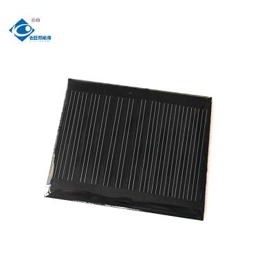 China New Promotion 0.35W Epoxy Resin Solar Panel ZW-6050-M6V Portable Solar Battery Charger 6V en venta