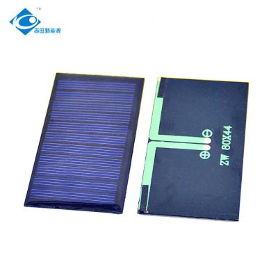 China los paneles residenciales de la energía solar de 10g 5.5V 0.43W para la energía solar portátil colocan ZW-8044 78MA en venta