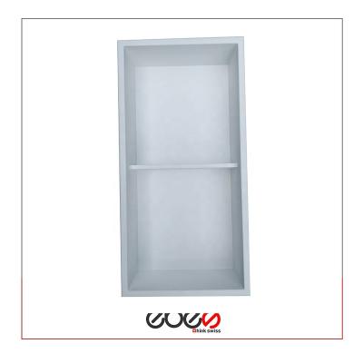 China Sustainable 24 Inch Verticle Recessed Insert Colored Matte White Shower Niche for sale