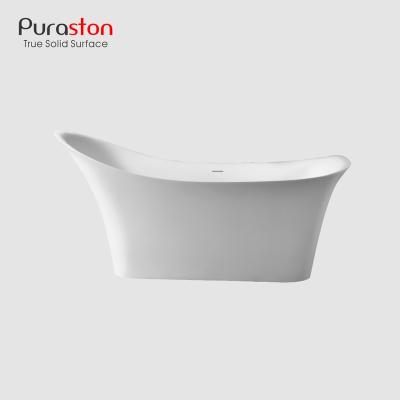 China Puraston new arrival 1800mm traditional solid outdoor plastic portable bathtub for adult for sale for sale