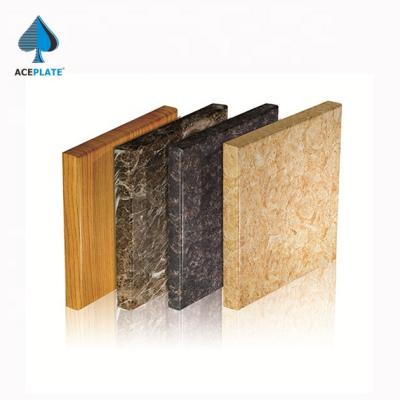 China ACEPLATE Modern Design Metal Facade Cladding Wall Panel Marble Textured Aluminum Veneer for sale