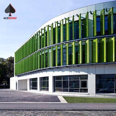 China ACEPLATE Modern Metal Profile Aluminum Architecturd Sun Canopy for sale