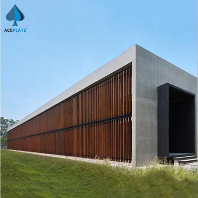 China ACEPLATE Modern Exterior Wall Decoration Facade Material Panel Aluminum Sun Canopy for sale