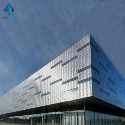 China ACEPLATE modern facade ceiling wallcovering panels aluminum metal 3d wall panel for sale